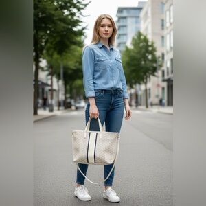 tory burch Gemini Tote  handbag